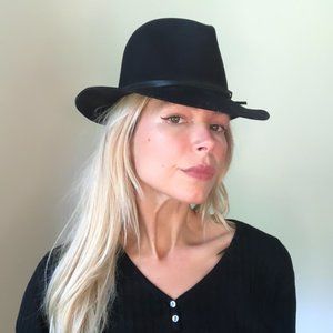 GOORIN BROS 100% wool navy hat